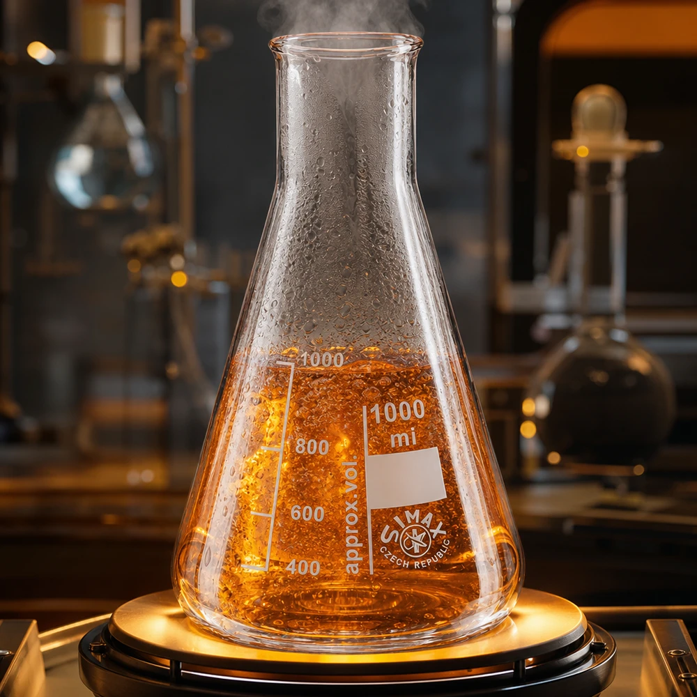 Erlenmeyer-pullo 300ml leveä kaulaosa