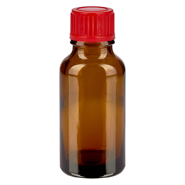 20ml pullo 11mm kierrekorkki punainen Standard BrownLine UT18/20 Standard BrownLine UT18/20