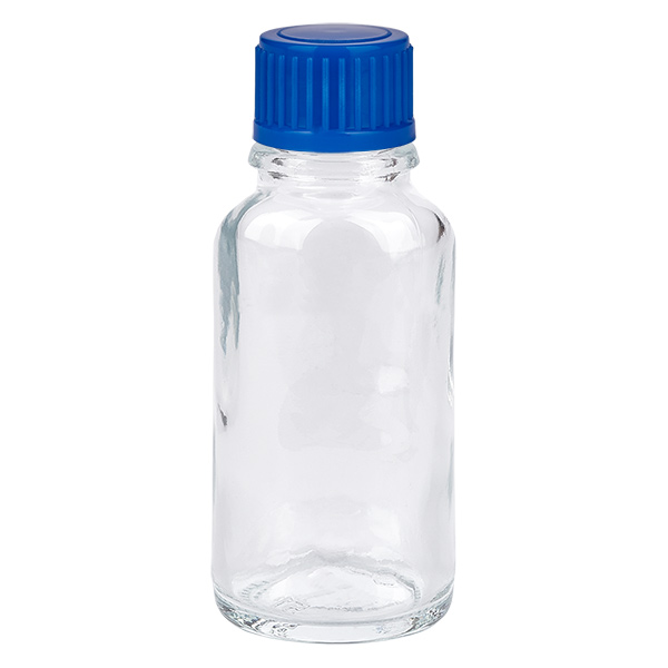 20ml pullo 11mm ruuvikorkki sininen Standard ClearLine UT18/20