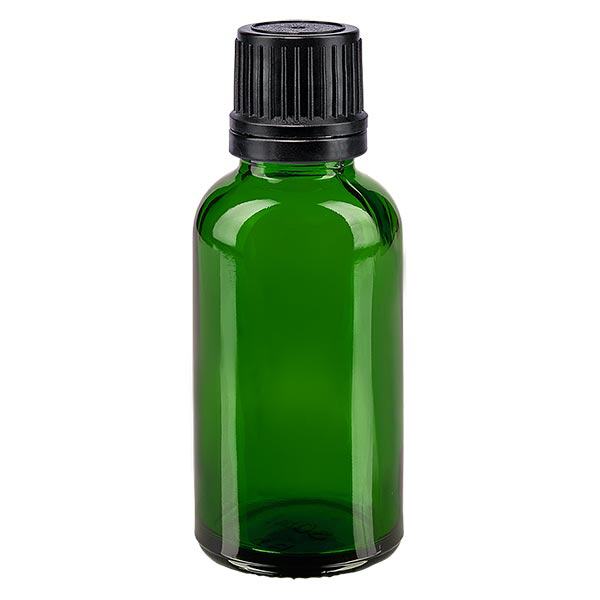 Apteekkipullo vihreä 30ml tippapullon korkki kaaderengas 1mm musta väärentämisen estävä suljin Apteekkipullo vihreä 30ml tippapullon korkki kaaderengas 1mm musta väärentämisen estävä suljin