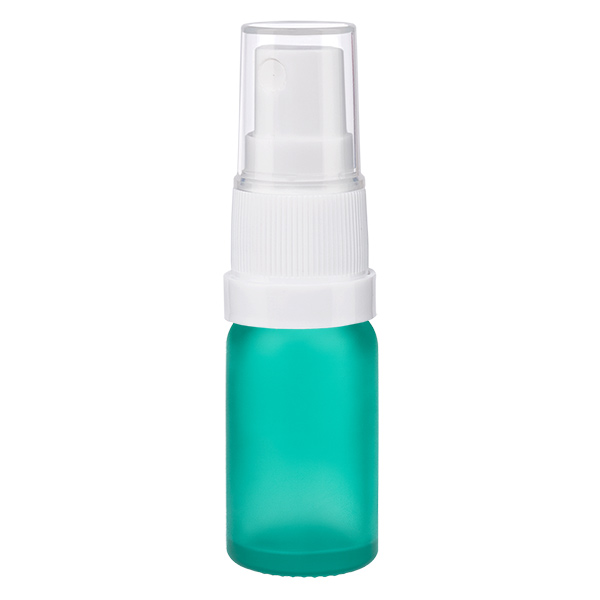 10ml suihkepullo valkoinen/läpinäkyvä vakiokorkki GreenLine UT18/10. 10ml suihkepullo valkoinen/läpinäkyvä vakiokorkki GreenLine UT18/10.