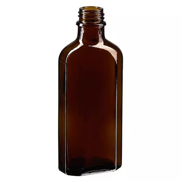 100 ml Meplat-pullo ruskea DIN22