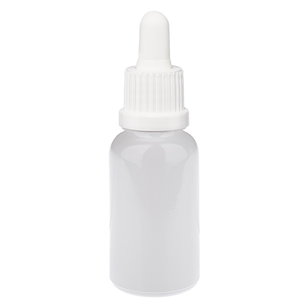 20 ml pipettipullo, valkoinen, alkuperäissuljin WhiteLine UT18/20 20 ml pipettipullo, valkoinen, alkuperäissuljin WhiteLine UT18/20