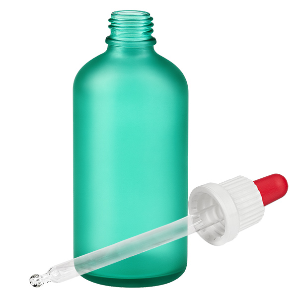 100ml pipettipullo valkoinen/punainen väärentämisen estävä korkki GreenLine UT18/100 100ml pipettipullo valkoinen/punainen väärentämisen estävä korkki GreenLine UT18/100