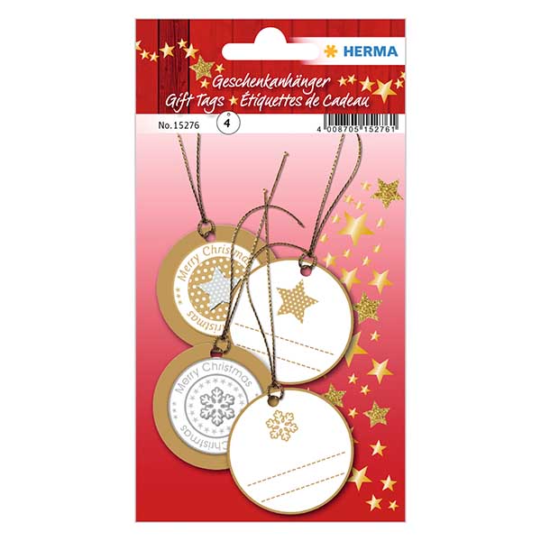 Riipus "Tähdet" (4 kpl), jossa on 3D-glitteriä.