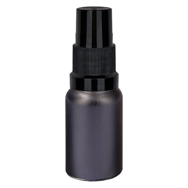 10ml suihkepullo musta vakiokorkki BlackLine UT18/10