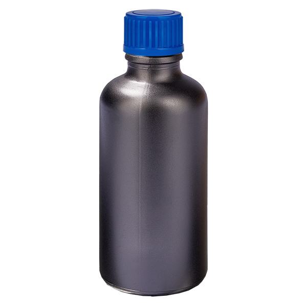 50ml pullo 11mm kierrekorkki sininen standardi BlackLine UT18/50 50ml pullo 11mm kierrekorkki sininen standardi BlackLine UT18/50