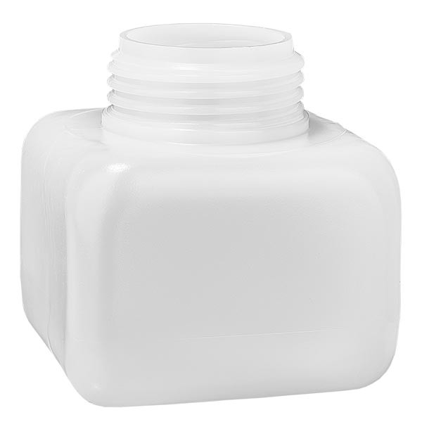 Kemikaalipullo 250ml, leveä kaula PE-HD:stä, luonnollinen väri, GL 50