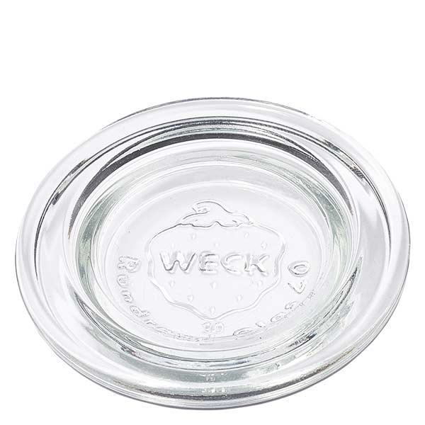 WECK-lasikansi RR40 WECK lasikansi RR40 läpinäkyvä pyöreä lasista valmistettu lasinen kansi säilöntätölkkeihin ja säilöntätölkkeihin säilöntää varten.