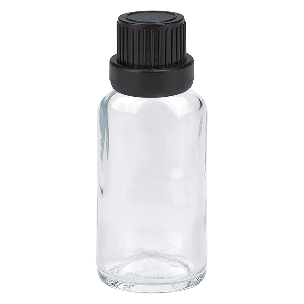 20ml pullo 11mm kierrekorkki musta väärentämisen estävä korkki ClearLine UT18/20