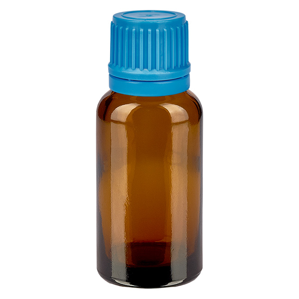 20ml pullo 11mm ruuvikorkki sininen väärentämisenesto BrownLine UT18/20