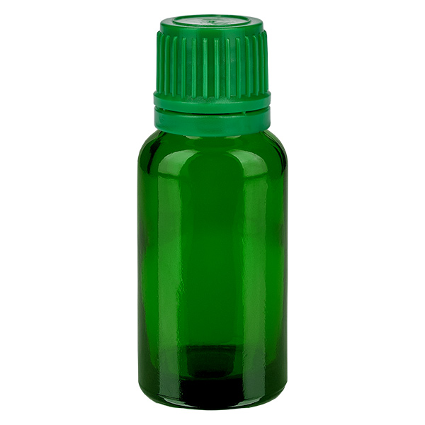 20ml pullo 11mm kierrekorkki vihreä tamper-evident korkki GreenLine UT18/20 20ml pullo 11mm kierrekorkki vihreä tamper-evident korkki GreenLine UT18/20
