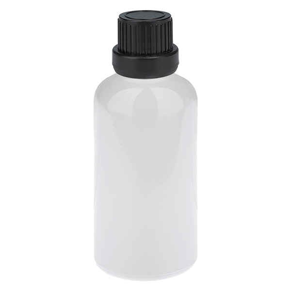 50 ml tiputuspullo 2 mm musta alkuperäissuljin WhiteLine UT18/50 50 ml tiputuspullo 2 mm musta alkuperäissuljin WhiteLine UT18/50