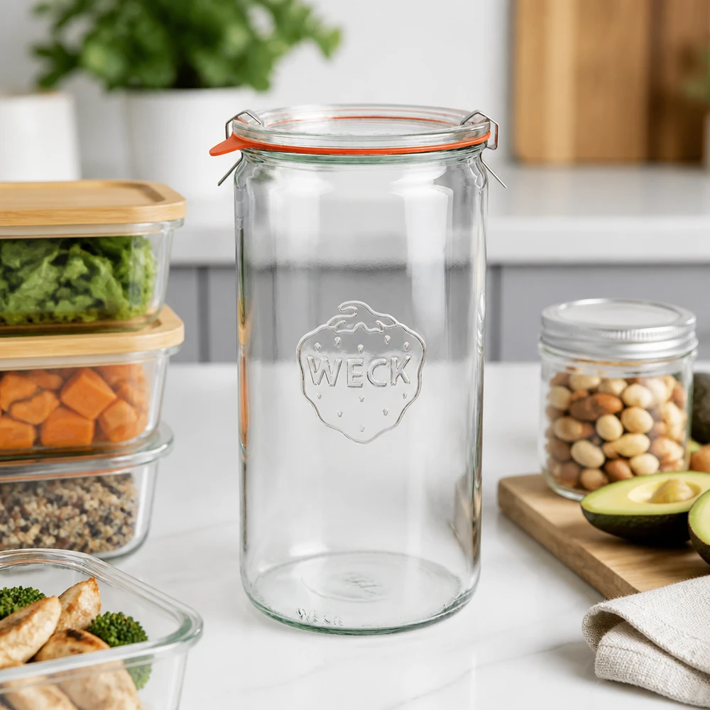 1590ml sylinteripurkki täydellinen WECK RR100 1590ml sylinteripurkki täydellinen WECK RR100