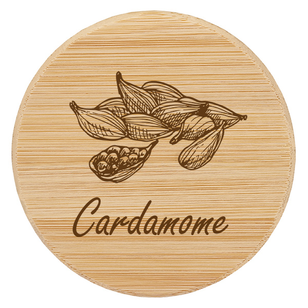Couvercle en bois "Cardamome" for WECK RR60
