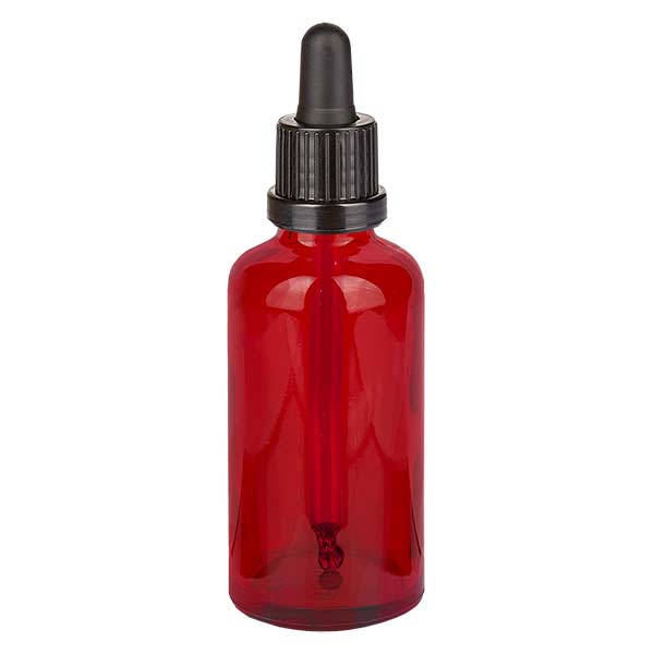 50 ml:n pipettipullo, jonka sulkeminen on mahdollista väärentämisen estävästi RedLine UT18/50 UNiTWIST.