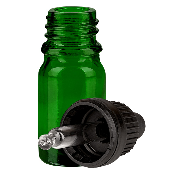 5ml pipettipullo musta väärentämisen estävä sulkeminen GreenLine UT18/5 5ml pipettipullo musta väärentämisen estävä sulkeminen GreenLine UT18/5