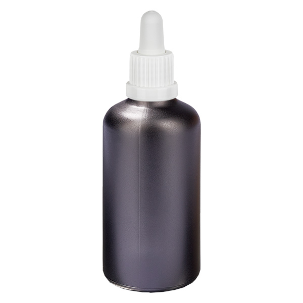 100ml pipettipullo valkoinen peukaloinninesto BlackLine UT18/100 100ml pipettipullo valkoinen peukaloinninesto BlackLine UT18/100