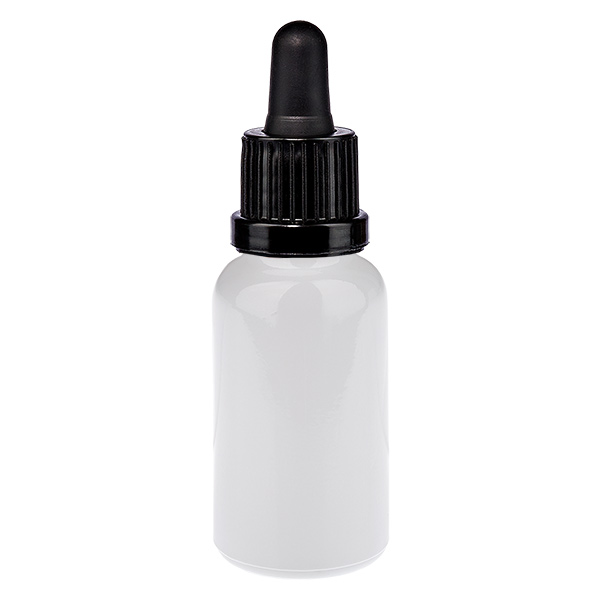 20 ml pipettipullo, musta, alkuperäissuljin WhiteLine UT18/20