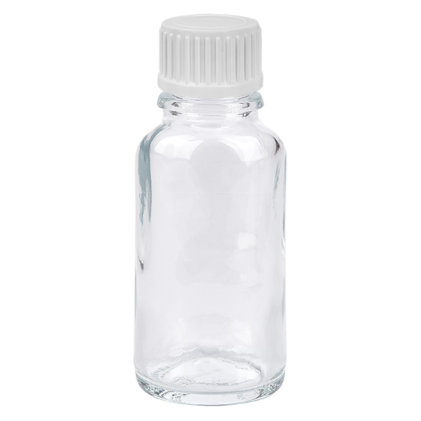 20ml (pallopullo) 3mm kaaderengas valkoinen vakiosuljin ClearLine UT18/20