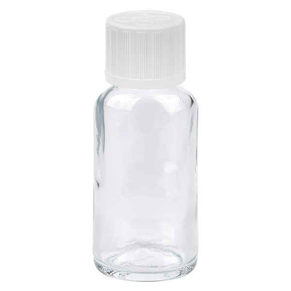 20ml pullo 11mm kierrekorkki valkoinen väärentämisen estävä sulkeminen ClearLine UT18/20 20ml pullo 11mm kierrekorkki valkoinen väärentämisen estävä sulkeminen ClearLine UT18/20