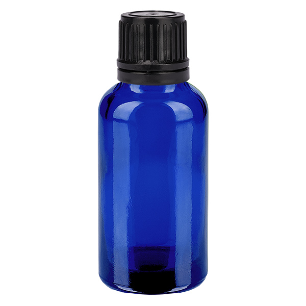 30ml pallopullo 8mm kaaderengas musta sinetöintisuljin BlueL. UT18/30