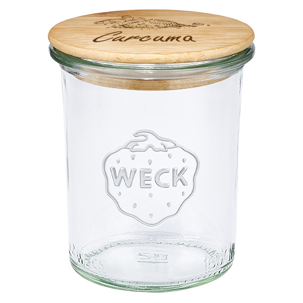 Puutarhakuvio "Curcuma" avec verre WECK 160ml