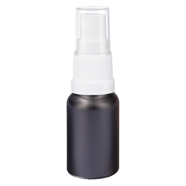 10ml suihkepullo valkoisella korkilla BlackLine UT18/10 10ml suihkepullo valkoisella korkilla BlackLine UT18/10