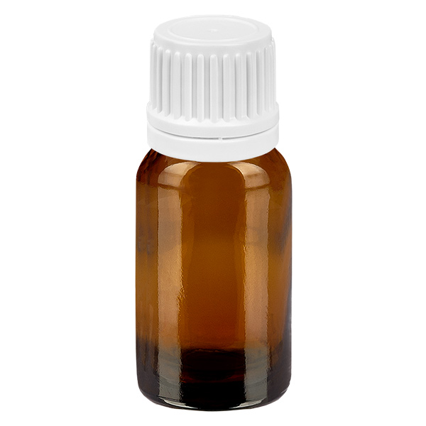 10ml pullo 11mm kierrekorkki valkoinen väärentämisen estävä korkki BrownLine UT18/10