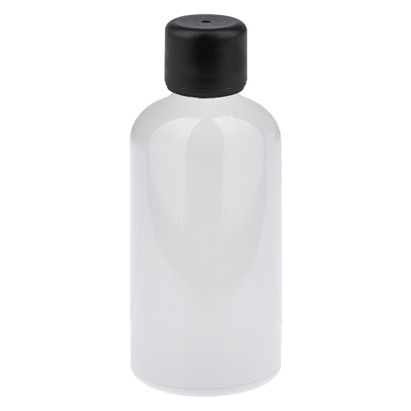 100 ml pullo 6 mm kierrekorkki musta vakio WhiteLine UT18/100 100 ml pullo 6 mm kierrekorkki musta vakio WhiteLine UT18/100