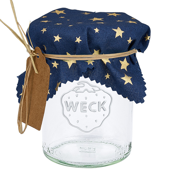 Kankainen korusilppu sininen "tähdet" 12cm neliö.