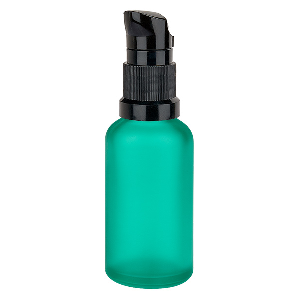 50ml pumppupullo musta vakiokorkki GreenLine UT18/50