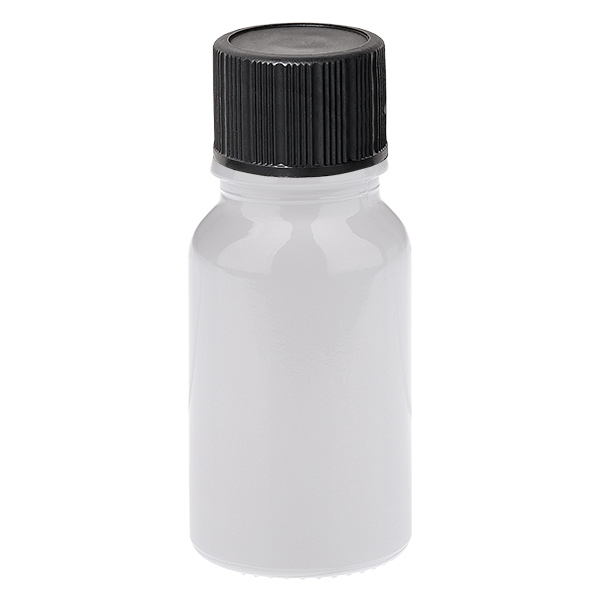 10 ml tiputuspullo 1 mm musta vakiokorkki WhiteLine UT18/10 10 ml tiputuspullo 1 mm musta vakiokorkki WhiteLine UT18/10