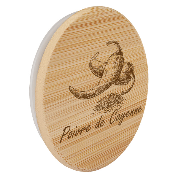 Puinen suojus "Poivre de Cayenne" pour WECK RR60 Puinen suojus "Poivre de Cayenne" pour WECK RR60