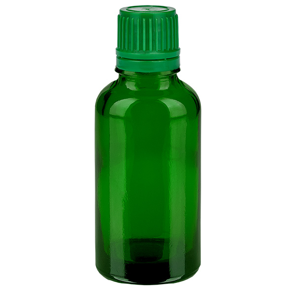 30ml pullo 11mm kierrekorkki vihreä väärentämisen estävä korkki GreenLine UT18/30 GreenLine UT18/30