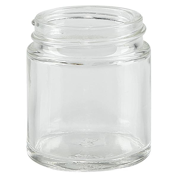 30ml lasipurkki. kirkas ilman kantta, kierre 38mm/R3 ApoGlas 30ml lasipurkki. kirkas ilman kantta, kierre 38mm/R3 ApoGlas
