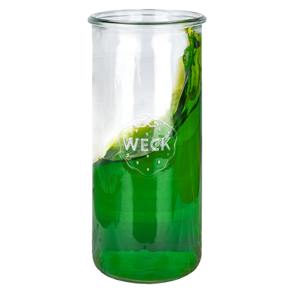 6 kpl:n Weck-purkkisarja 1500 ml:n pyöreitä juomapurkkeja.