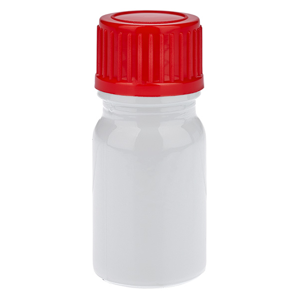 5 ml:n pullo, 11 mm:n kierrekorkki, punainen, vakio WhiteLine UT18/5 5 ml:n pullo, 11 mm:n kierrekorkki, punainen, vakio WhiteLine UT18/5