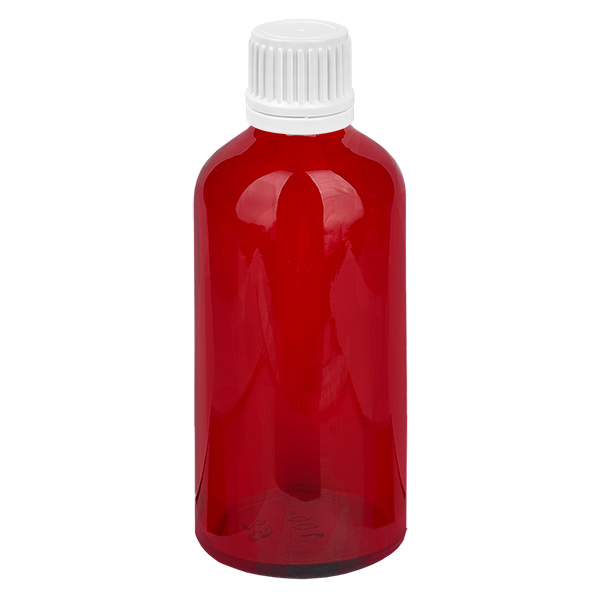 100ml pullo 11mm kierrekorkki valkoinen väärentämisen estävä korkki RedLine UT18/100