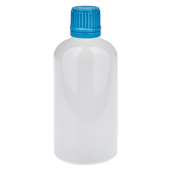 100 ml pullo 11 mm kierrekorkki sininen alkuperäiskorkki WhiteLine UT18/100