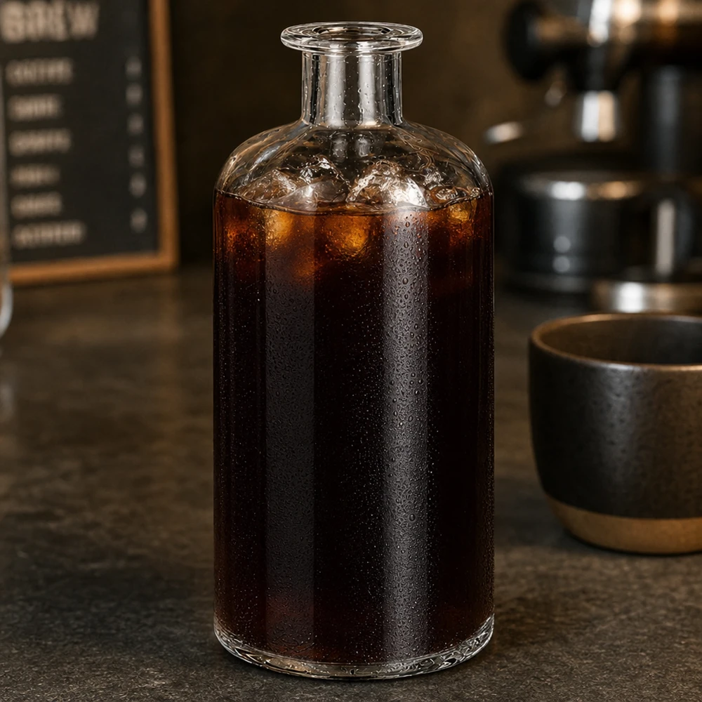 500ml Glasflasche "Flora" ohne Verschluss UNiTWIST 500ml Glasflasche "Flora" ohne Verschluss UNiTWIST