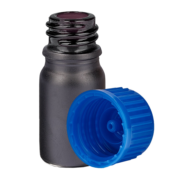 5ml pullo 11mm kierrekorkki sininen standardi BlackLine UT18/5 BlackLine UT18/5 5ml pullo 11mm kierrekorkki sininen standardi BlackLine UT18/5 BlackLine UT18/5