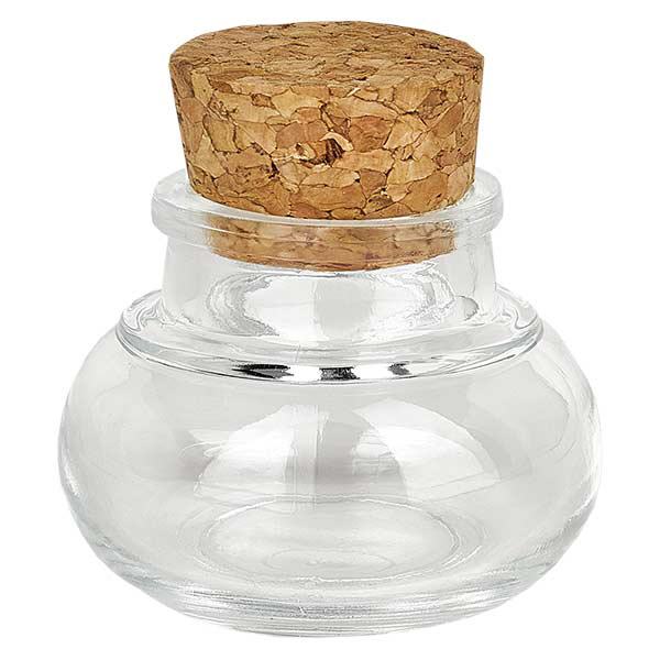 Belly 40ml kirkas, aukko 27mm, sis. korkin. 27,5/31,5