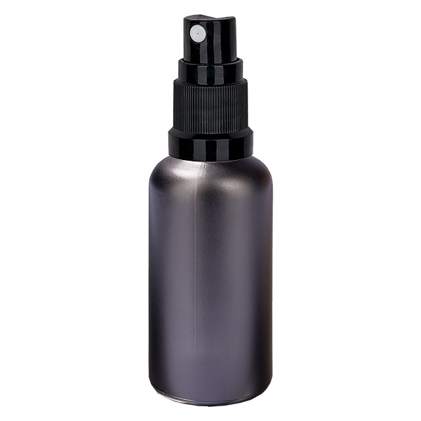 50ml suihkepullo musta vakiokorkki BlackLine UT18/50