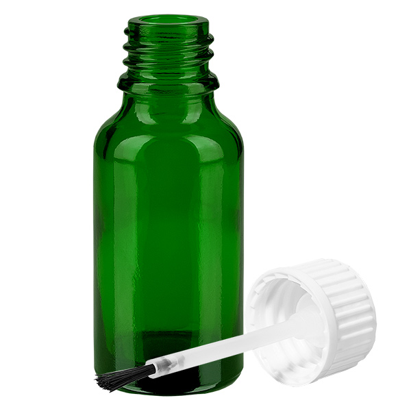 20ml harjauspullo valkoinen vakiokorkki GreenLine UT18/20 20ml harjauspullo valkoinen vakiokorkki GreenLine UT18/20