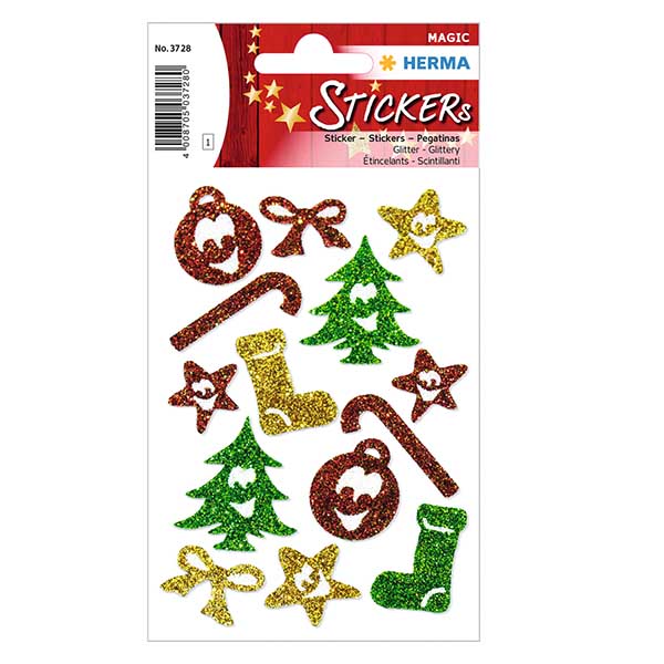 "Symbolit"-tarrat (14 tarraa glitterillä)