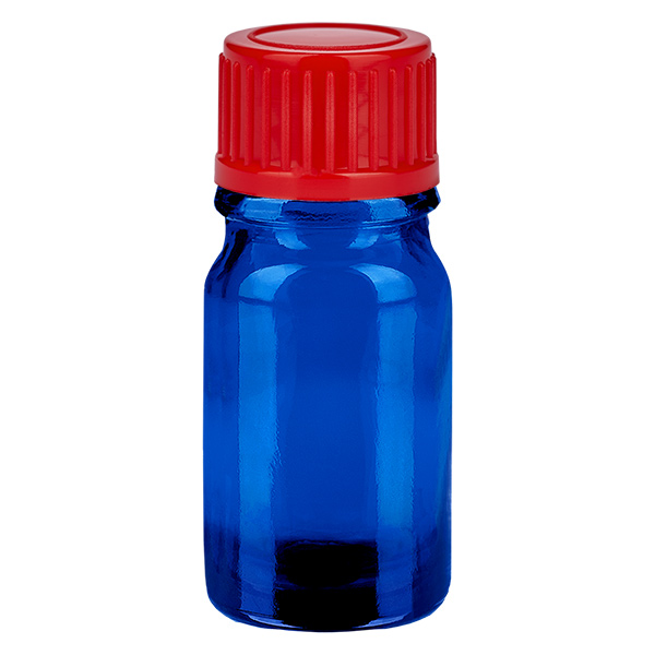 5ml pullo 11mm kierrekorkki punainen Standard BlueLine UT18/5