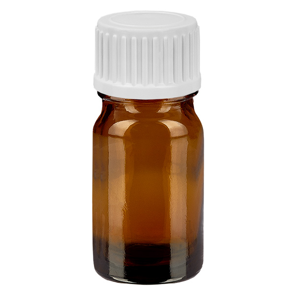 5ml (pallopullo) 3mm kaaderengas valkoinen vakiosuljin BrownLine UT18/5