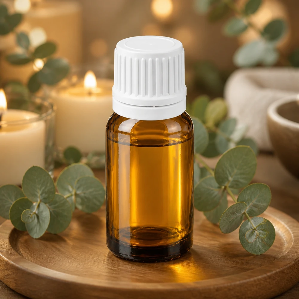 10ml tippapullo BrownLine, jossa valkoinen OV-korkki nesteiden turvalliseen säilytykseen.