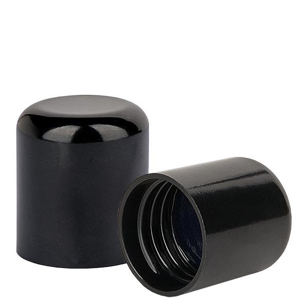 Ruuvikorkki PE-tiivisteen kanssa musta 410/24 vakio 410/24 kpl